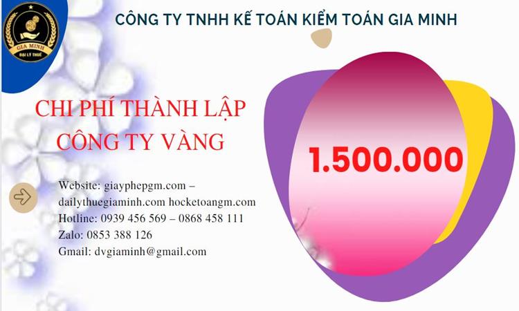 Đăng ký thành lập công ty vàng bạc ở TP Hồ Chí Minh