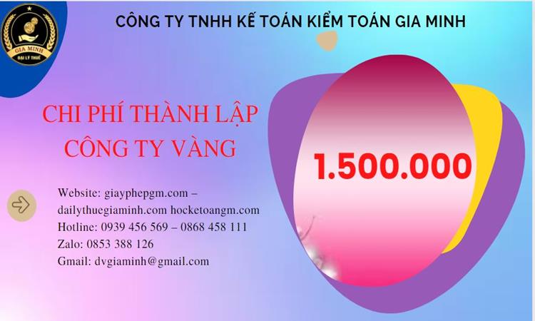 Đăng ký thành lập công ty vàng bạc ở Trà Vinh