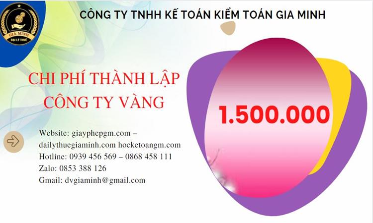 Đăng ký thành lập công ty vàng bạc ở Yên Bái