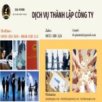 Dịch vụ đăng ký thành lập công ty trọn gói tại TPHCM nhanh – đúng luật – tiết kiệm 6 Dịch vụ đăng ký thành lập công ty trọn gói tại TPHCM