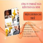 NHẬN LÀM BÁO CÁO THUẾ GIÁ RẺ TẠI HUYỆN BA VÌ 6 Dịch vụ làm báo cáo thuế giá rẻ chất lượng tại Huyện Ba Vì