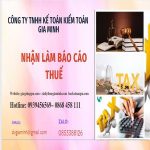 NHẬN LÀM BÁO CÁO THUẾ HÀNG THÁNG GIÁ RẺ TẠI QUẬN BẮC TỪ LIÊM 14 Dịch vụ báo cáo thuế hàng tháng giá rẻ tại Quận Bắc Từ Liêm