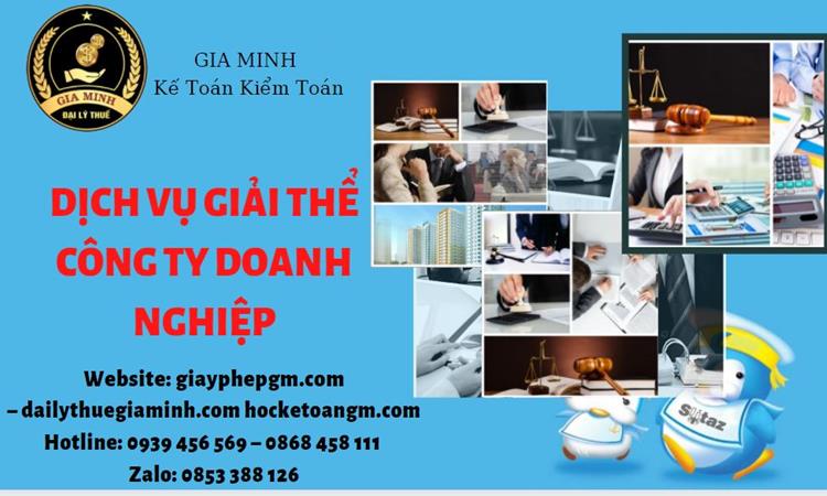 Dịch vụ giải thể công ty doanh nghiệp tại Huyện Ân Thi 