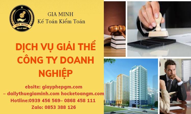 Dịch vụ giải thể công ty doanh nghiệp tại Huyện Lý Nhân 