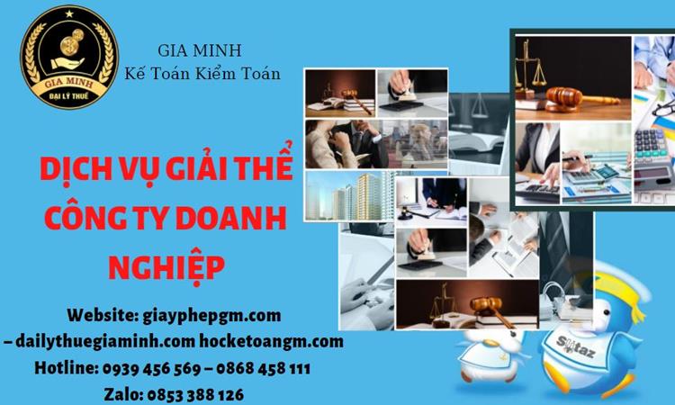 Dịch vụ giải thể công ty doanh nghiệp tại Huyện Thới Lai