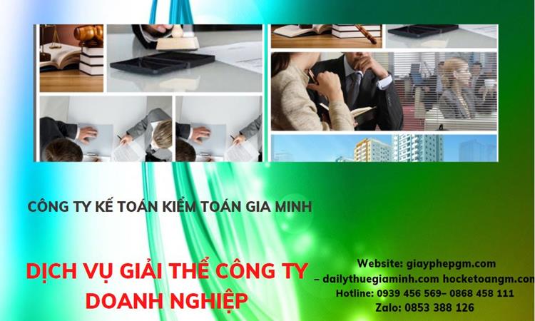 Dịch vụ giải thể công ty doanh nghiệp tại Huyện Ứng Hòa