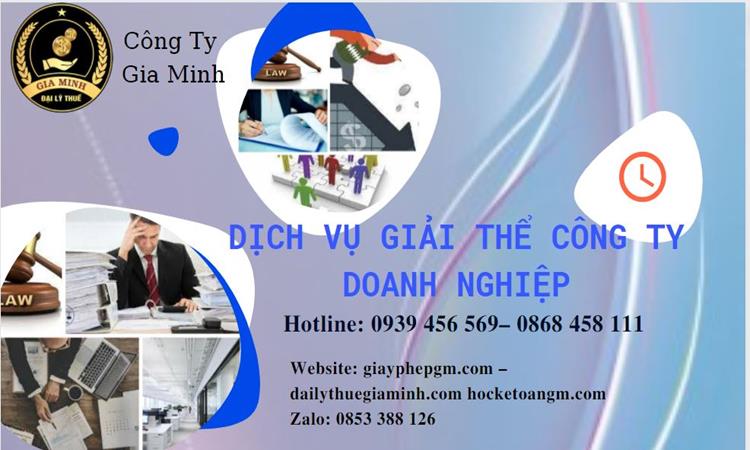 Dịch vụ giải thể công ty doanh nghiệp tại Quận Bình Thủy