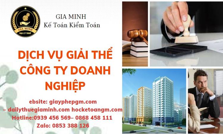 Dịch vụ giải thể công ty doanh nghiệp tại Quận Gò Vấp