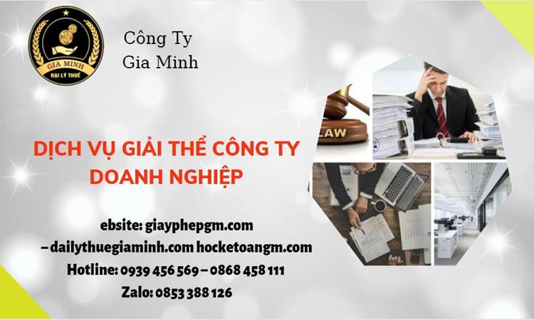 DỊCH VỤ GIẢI THỂ CÔNG TY DOANH NGHIỆP TẠI QUẬN HOÀNG MAI 4 Dịch vụ giải thể công ty doanh nghiệp tại Quận Hoàng Mai