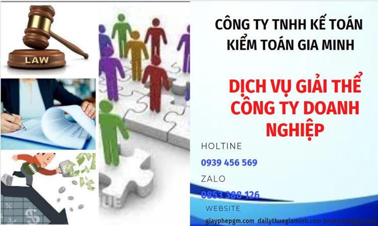 Dịch vụ giải thể công ty doanh nghiệp tại Quận Ninh Kiều