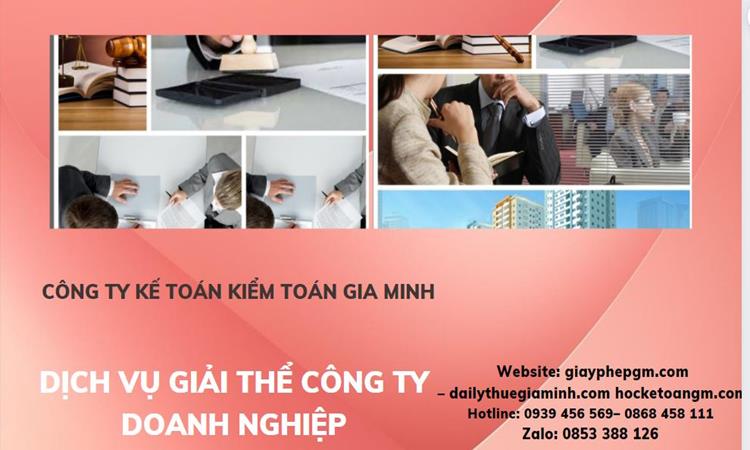 Dịch vụ giải thể công ty doanh nghiệp tại Quận Thốt Nốt