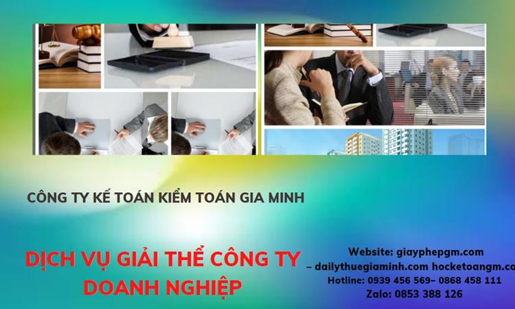 Dịch vụ giải thể công ty doanh nghiệp tại Thái Bình 