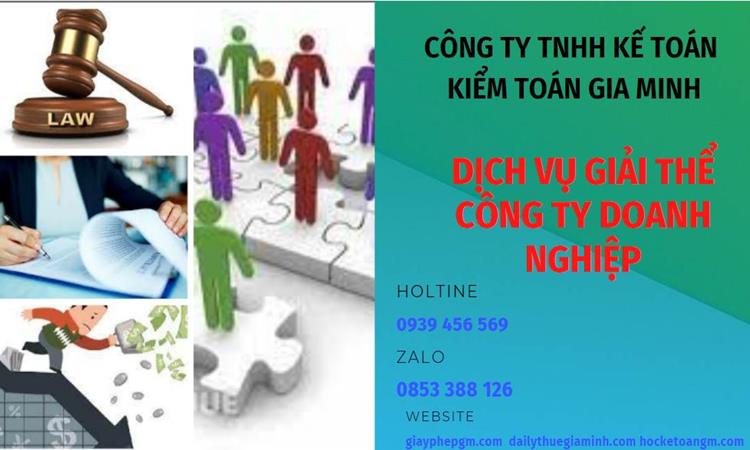 Dịch vụ giải thể công ty doanh nghiệp tại Thành Phố Cần Thơ