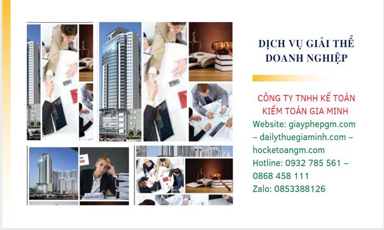 Dịch vụ giải thể công ty tại An Giang trọn gói