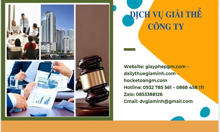 Dịch vụ giải thể công ty tại Bắc Kạn trọn gói