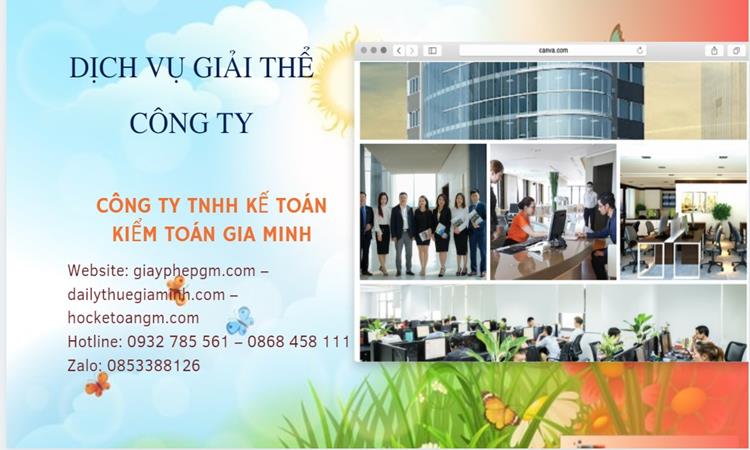 Dịch vụ giải thể công ty tại Đồng Nai trọn gói