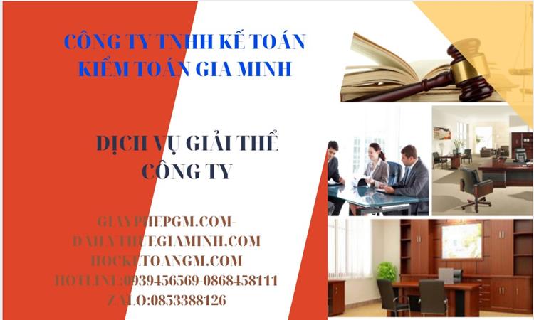 Dịch vụ giải thể công ty tại Khánh Hòa trọn gói