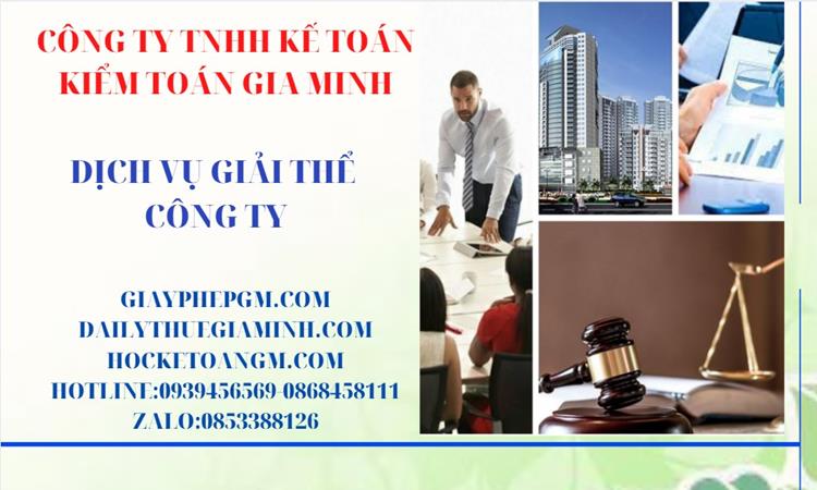 Dịch vụ giải thể công ty tại Lâm Đồng trọn gói