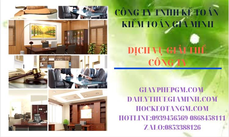 Dịch vụ giải thể công ty tại Nghệ An trọn gói