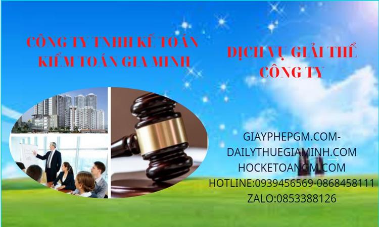 Dịch vụ giải thể công ty tại Phú Yên trọn gói