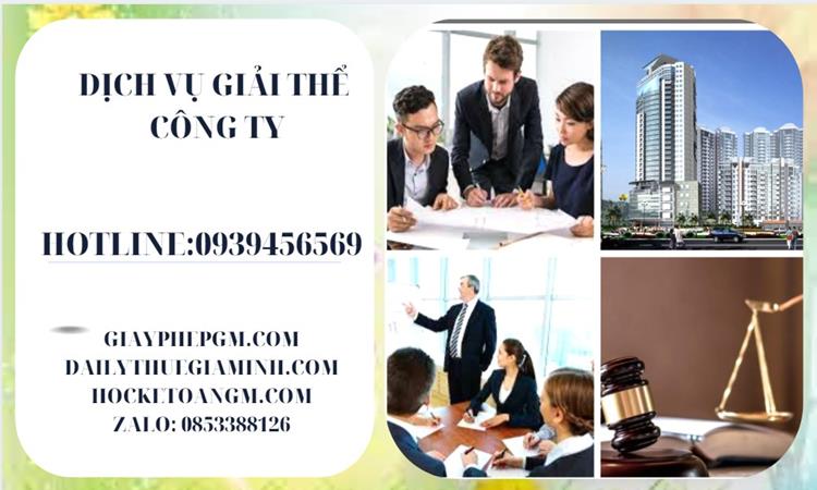 Dịch vụ giải thể công ty tại Thái Nguyên trọn gói