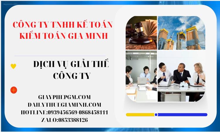 Dịch vụ giải thể công ty tại Thanh Hóa trọn gói