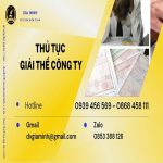 GIẢI THỂ CÔNG TY TẠI TP HÀ NỘI TRỌN GÓI ĐÚNG LUẬT UY TÍN 6 Dịch vụ giải thể công ty tại TP Hà Nội đúng luật uy tín