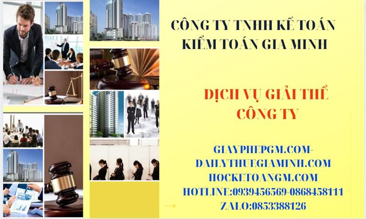 Dịch vụ giải thể công ty tại Trà Vinh trọn gói