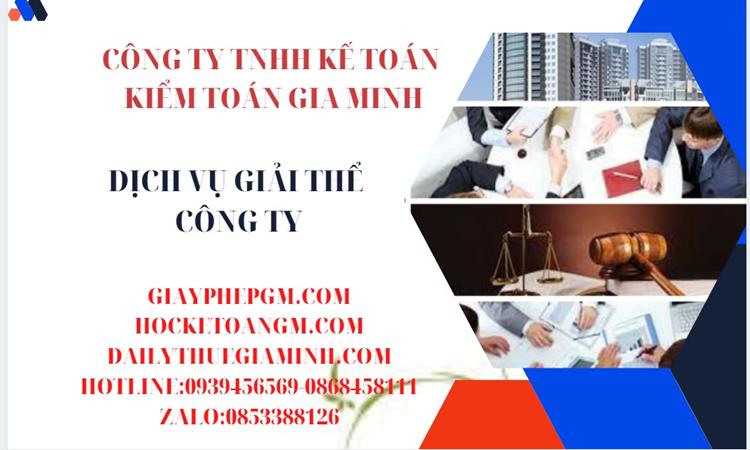 Giải thể công ty tại Yên Bái dịch vụ giá rẻ trọn gói