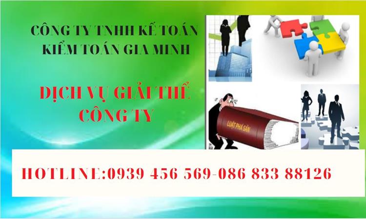 Dịch vụ giải thể công ty trọn gói nhanh gọn tại Bình Định