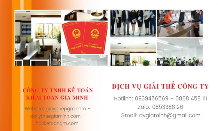 Dịch vụ giải thể công ty trọn gói nhanh gọn tại Đắk Nông