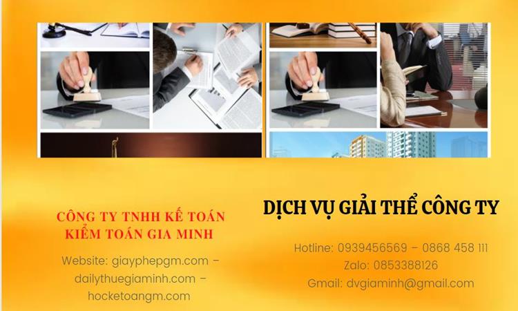 Dịch vụ giải thể công ty trọn gói nhanh gọn tại Khánh Hòa