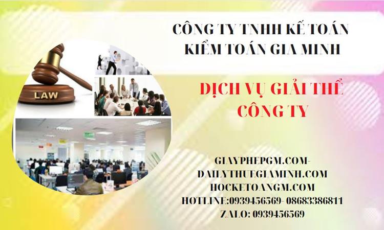 Dịch vụ giải thể công ty trọn gói nhanh gọn tại Quảng Bình