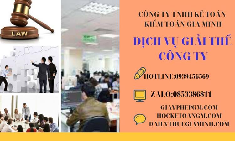 Dịch Vụ Giải Thể Công Ty Tại Quảng Ngãi 