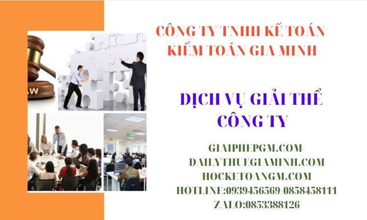 Dịch vụ giải thể công ty trọn gói nhanh gọn tại Quảng Trị