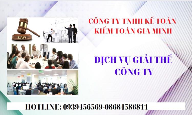 Dịch vụ giải thể công ty trọn gói nhanh gọn tại Thái Bình
