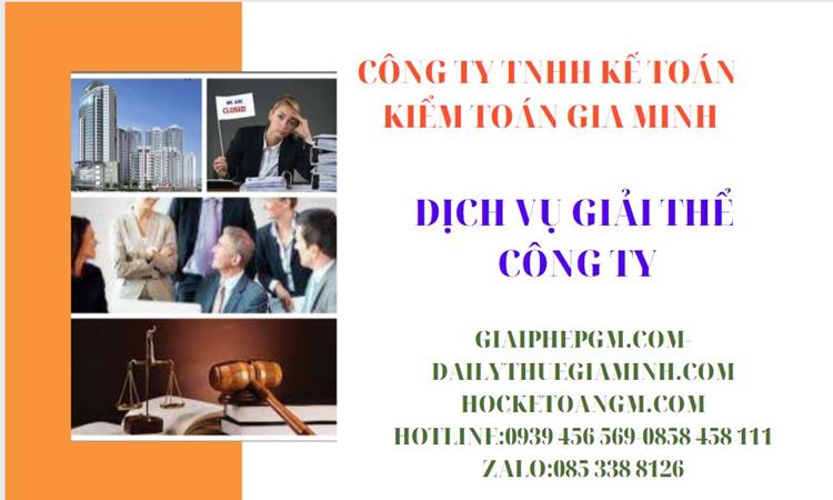 Dịch vụ giải thể công ty trọn gói nhanh gọn tại Thành phố Cần Thơ