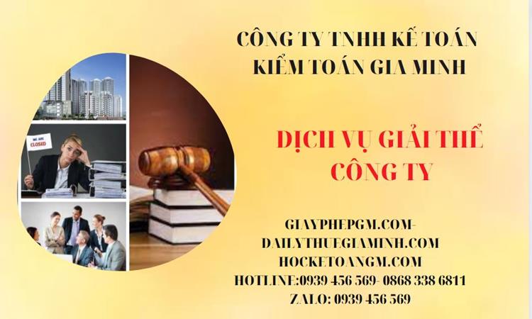 Dịch vụ giải thể công ty trọn gói nhanh gọn tại TP Hải Phòng