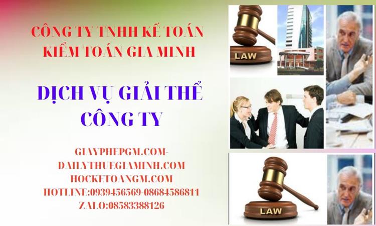 DỊCH VỤ GIẢI THỂ CÔNG TY TẠI VŨNG TÀU UY TÍN VÀ TRỌN GÓI 4 Dịch vụ giải thể công ty trọn gói nhanh gọn tại Vũng Tàu