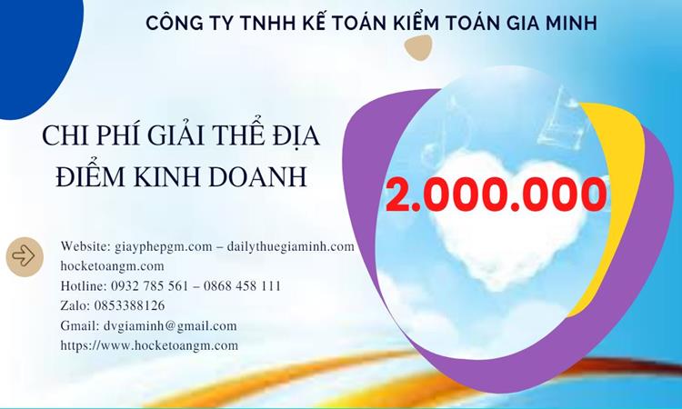 Dịch vụ giải thể địa điểm kinh doanh tại Bắc Giang nhanh, giá rẻ