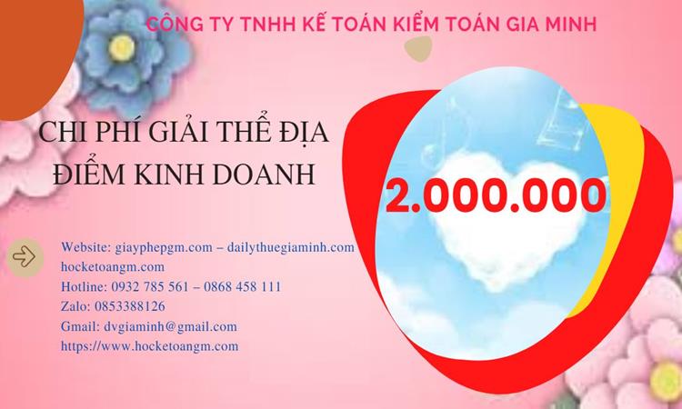 Dịch vụ giải thể địa điểm kinh doanh tại Huyện Ân Thi nhanh, giá rẻ