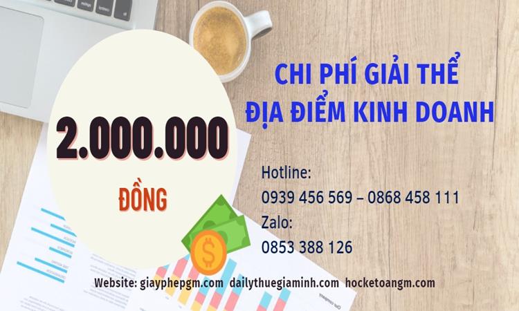 Dịch vụ giải thể địa điểm kinh doanh tại Huyện Khoái Châu nhanh, giá rẻ