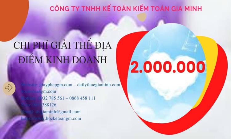 Dịch vụ giải thể địa điểm kinh doanh tại Huyện Lý Nhân nhanh, giá rẻ