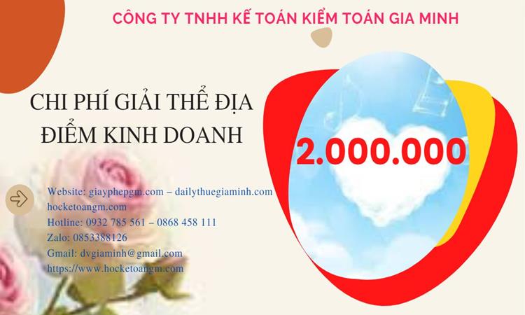 Dịch vụ giải thể địa điểm kinh doanh tại Huyện Văn Giang nhanh, giá rẻ