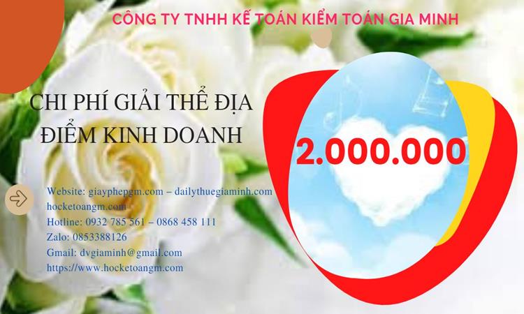 Dịch vụ giải thể địa điểm kinh doanh tại Huyện Văn Lâm nhanh, giá rẻ