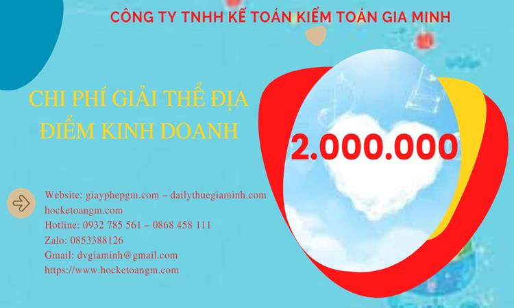 Dịch vụ giải thể địa điểm kinh doanh tại Lai Châu nhanh, giá rẻDịch vụ giải thể địa điểm kinh doanh tại Lai Châu nhanh, giá rẻ