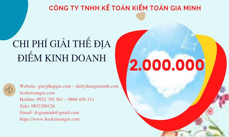 Dịch vụ giải thể địa điểm kinh doanh tại Lào Cai nhanh, giá rẻ