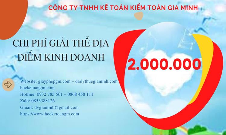 DỊCH VỤ GIẢI THỂ ĐỊA ĐIỂM KINH DOANH TẠI QUẢNG NINH NHANH, GIÁ RẺ 5 Dịch vụ giải thể địa điểm kinh doanh tại Quảng Ninh nhanh, giá rẻ
