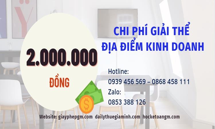 Dịch vụ giải thể địa điểm kinh doanh tại Thành phố Phủ Lý nhanh, giá rẻ
