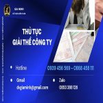 Dịch vụ giải thể công ty trọn gói tại Huế